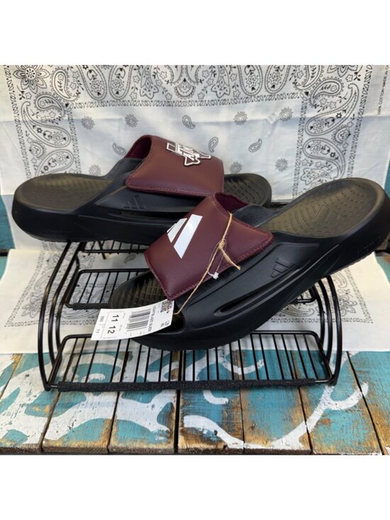 NWT Adidas Gig EmTexas A&m Aggies Lightblaze Slide Maroon/Black Men 11 Rare Find main image 4